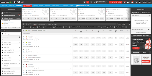 Sites de aposta esportiva